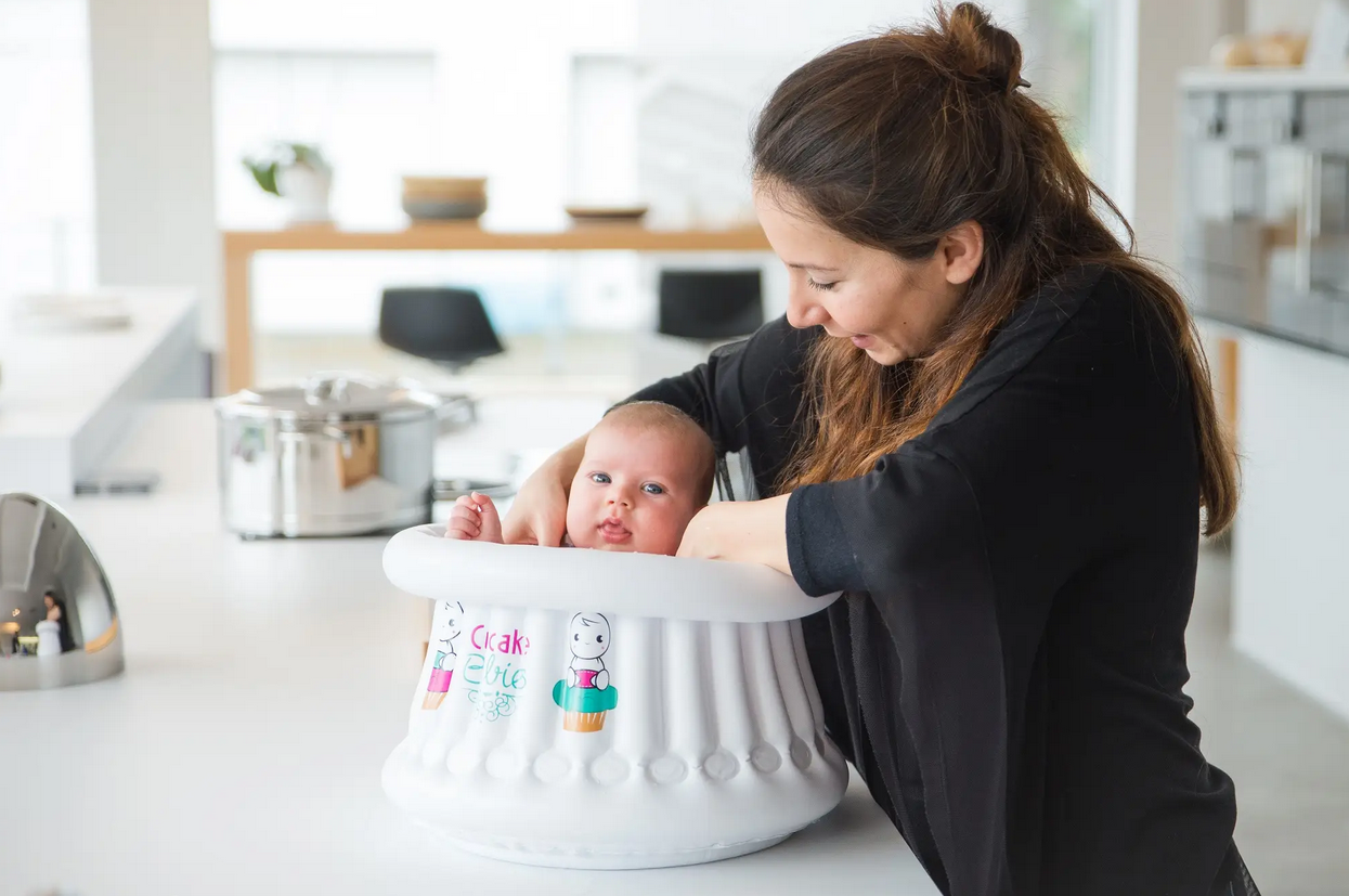 Cupcake Babies oppblåsbart badekart(0-12mnd)