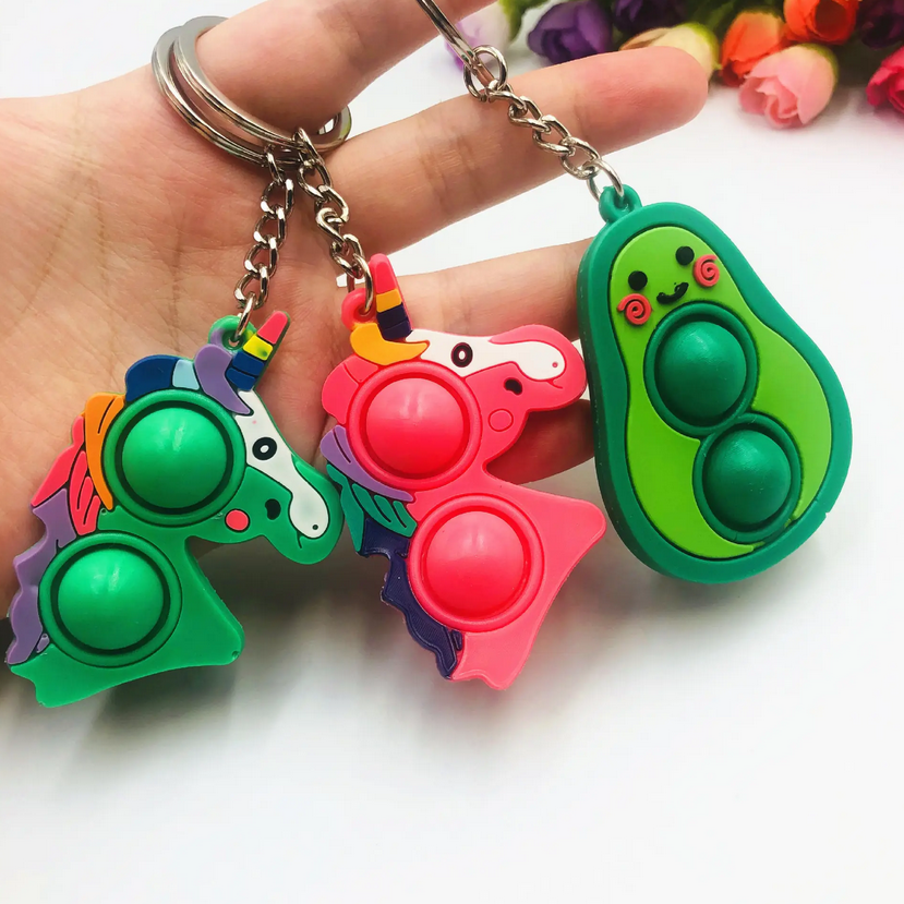 Fidget toy nøkkelringer