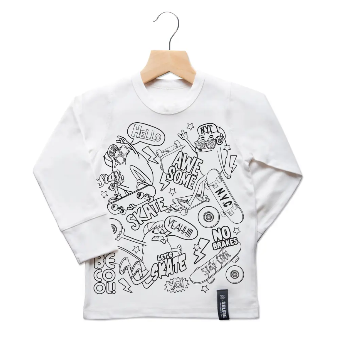Selfie Clothing - fargelegg ditt eget tøy!