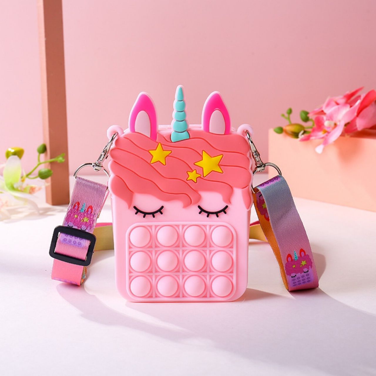 Unicorn Pop It Veske