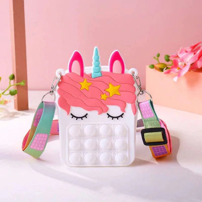 Unicorn Pop It Veske