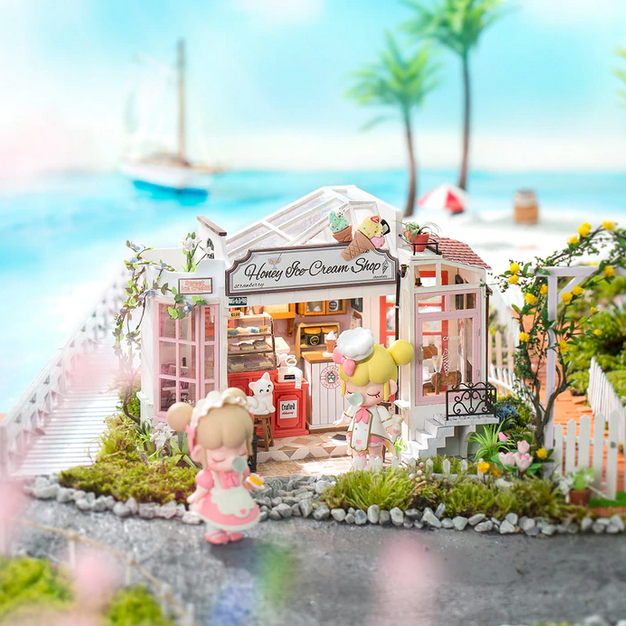 Honey Ice Cream Shop miniatyrbyggesett